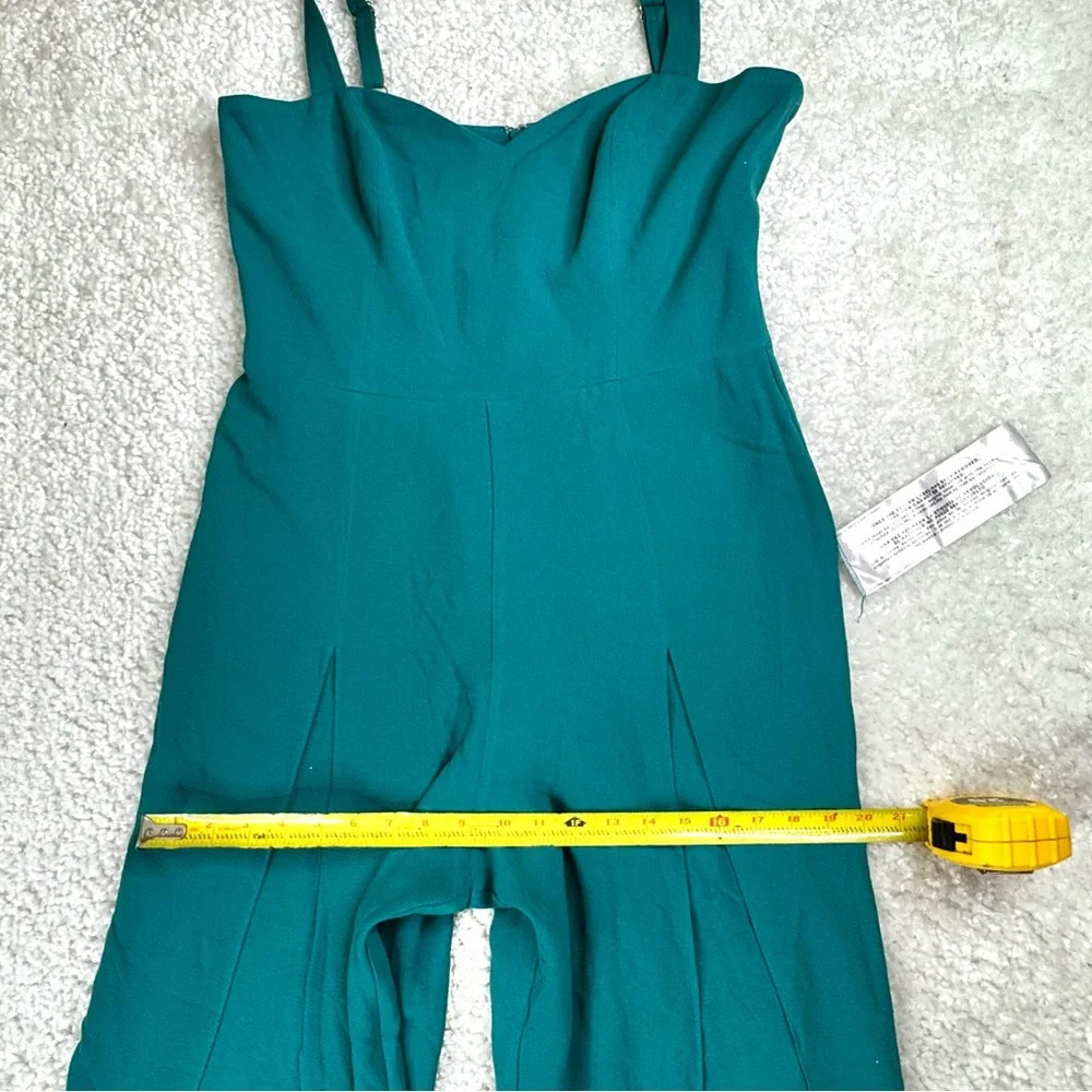 Dress The Population Rai Pleated Wide-Leg Jumpsuit Romper Cruise Event Gala Larg - Picture 15 of 16